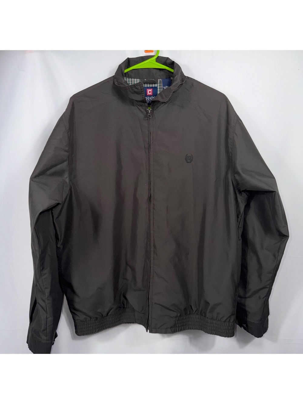 Chaps Men’s Brown Full Zip Windbreaker Jacket M